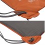 Orange Mesh Drawstring Backpacks